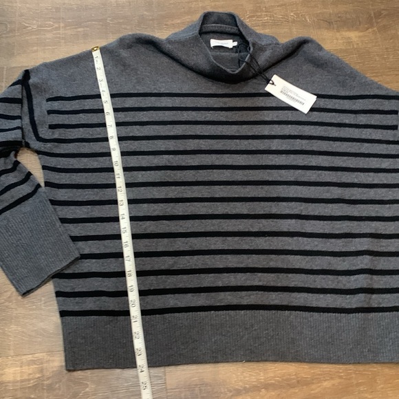 NWT!! R|Label by THE RESET Charcoal Wool + Cashmere Funnel Neck Sweater- sz XL - Picture 8 of 10